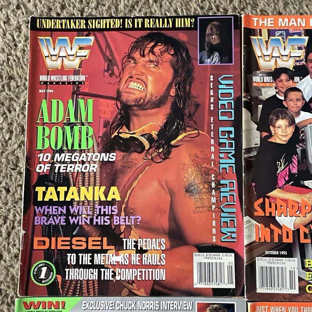 Wrestling Magazine Lot 4 WWE WWF 1997 2007 2011 2012 Stone Cold Triple H